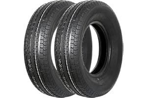 Set of 2 Anlibatt ST225/75R15 Radial Trailer Tire, ST 225/75R/15 tire, 225/75/15 Trailer Tire, 10 Ply Load Range E, 117N