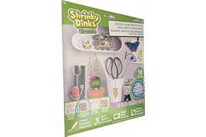 Shrinky Dinks Creative Pack 10 Sheets Crystal Clear Kids Art and Craft Activity