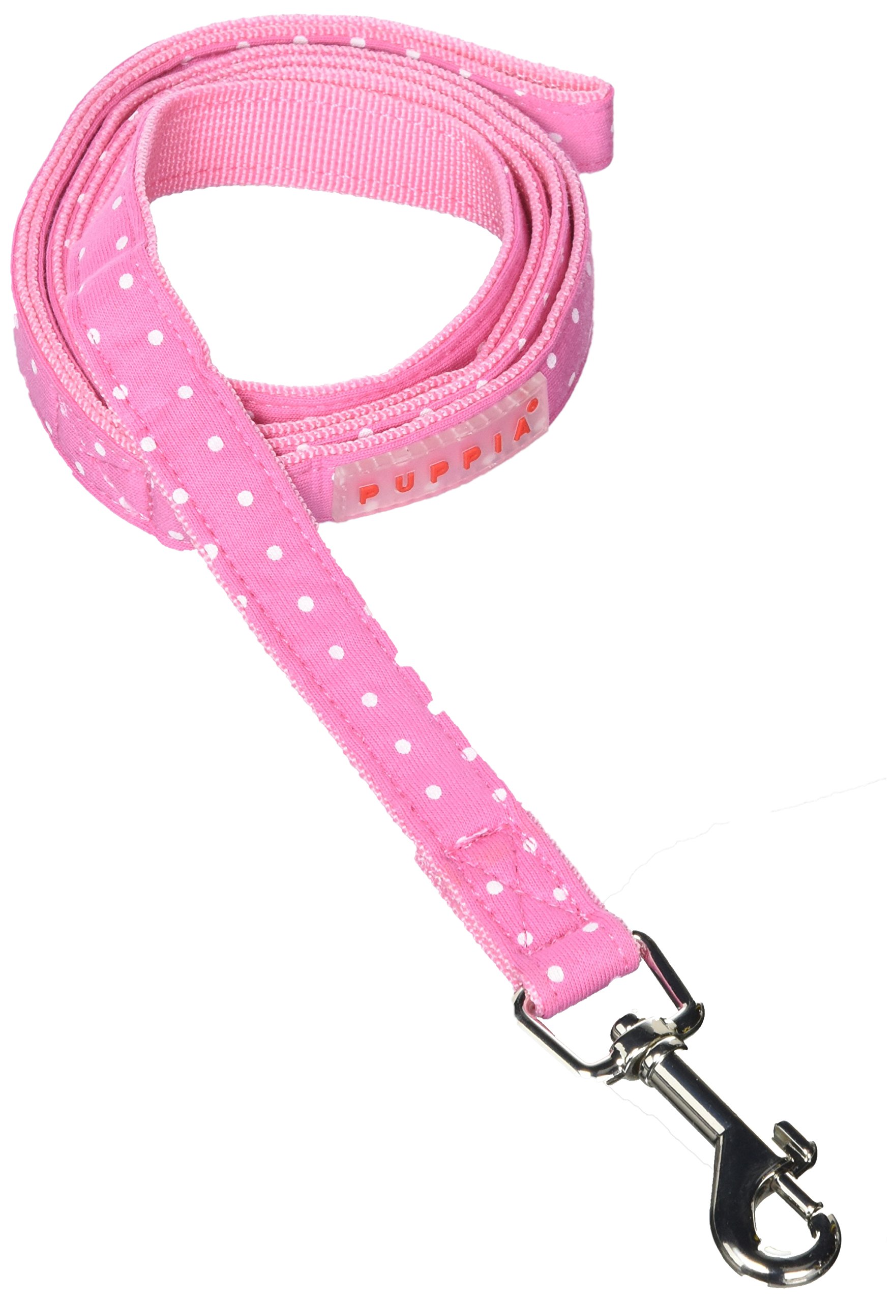 Puppia Dotty Lead Leashes, Large, Pink