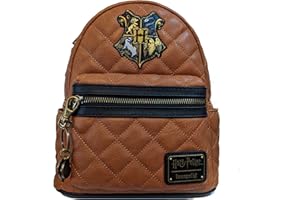 Loungefly Harry Potter Hogwarts Crest Faux Leather Quilted Shoulder Bag