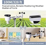 ECOWITT Weather Station WS3820 7.5in Console WiFi 7-in-1 WS69 Outdoor Sensor view 8