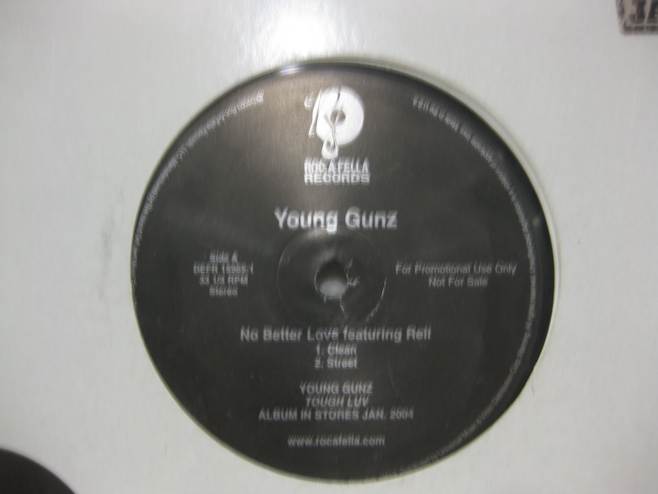 Young Gunz No Better Love Featuring Rell Single Vinyl