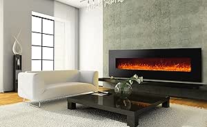 Chimenea Electrica Glow Fire Saturn Xxl 241 Cm De Ancho Chimenea