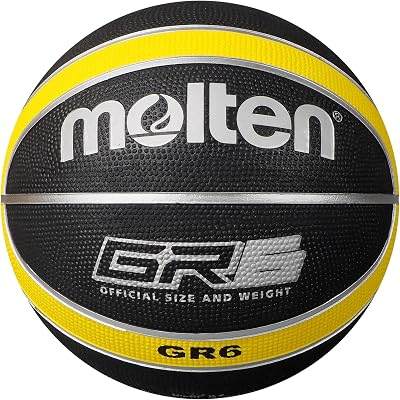 Molten BGR6-VY Premium Rubber Basketball Dark Yellow Black Size 6