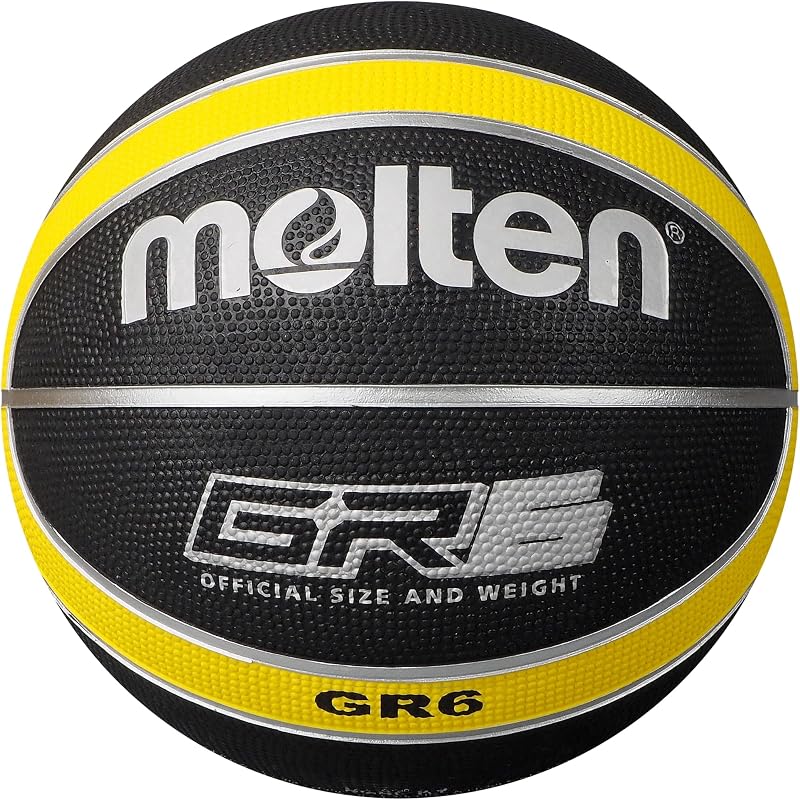 Molten BGR6-VY Premium Rubber Basketball Dark Yellow Black Size 6