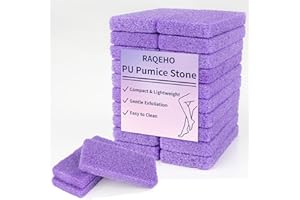 RAQEHO 20 Small Pumice Stone For Feet - 3.6 X 1.8 X 0.47 Inch Purple Foot Pumice Stone Foot Filer Pedicura Scrubber for Callu