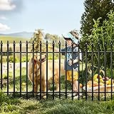 Thealyn Metal Decorative Garden Fence 36" Wide x