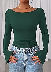 PRETTYGARDEN Women's Long Sleeve Shirts 2025 Fall
