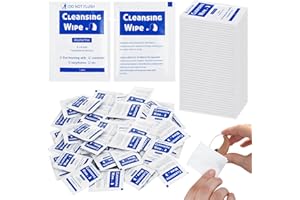 Heigble 250 Counts Hearing Aid Cleaning Wipes 5.51 x 7.87'' Hearing Aid Wipes Individually Wrapped Cleaning Towelettes for Amplifier, Earbuds