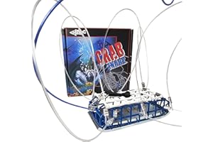 Fishernomics Heavy Surf Handcrafted Lead-Free Crab Trap for Fishing Pole (Bloom Tank Series 9.4oz & 6.6oz), US Manufactured Premium Loops, Highly Durable Crab Trap for Crabbing