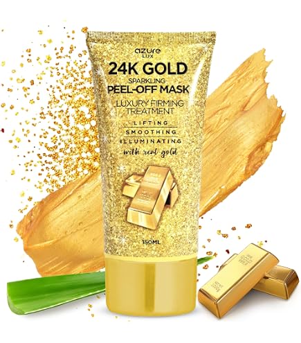 Amazon.com : AZURE 24K Gold and Caviar Anti Aging Luxury Face Mask