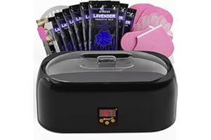 Achzzy 4000ml Paraffin Wax Machine for Hand and Feet - Professional Wax Warmer with 200W Thermal Core, LED Real-time Temp Control & 167°F Rapid Melting, Intense Hydration with Hand Wax Paraffin Bath