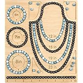 Petoysoso Bead Boards for Jewelry Making, Bamboo Beading Board for Necklace & Bracelet,Jewelry Making Supplies,Bead Tray Supplies DIY