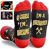 HAPPYPOP Funny Gifts for Men Women - Chef Accountant Cop Teacher Police Officer Socks