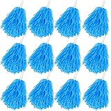 Faxco 12Pack Plastic Pom Poms Cheerleading Pom Poms