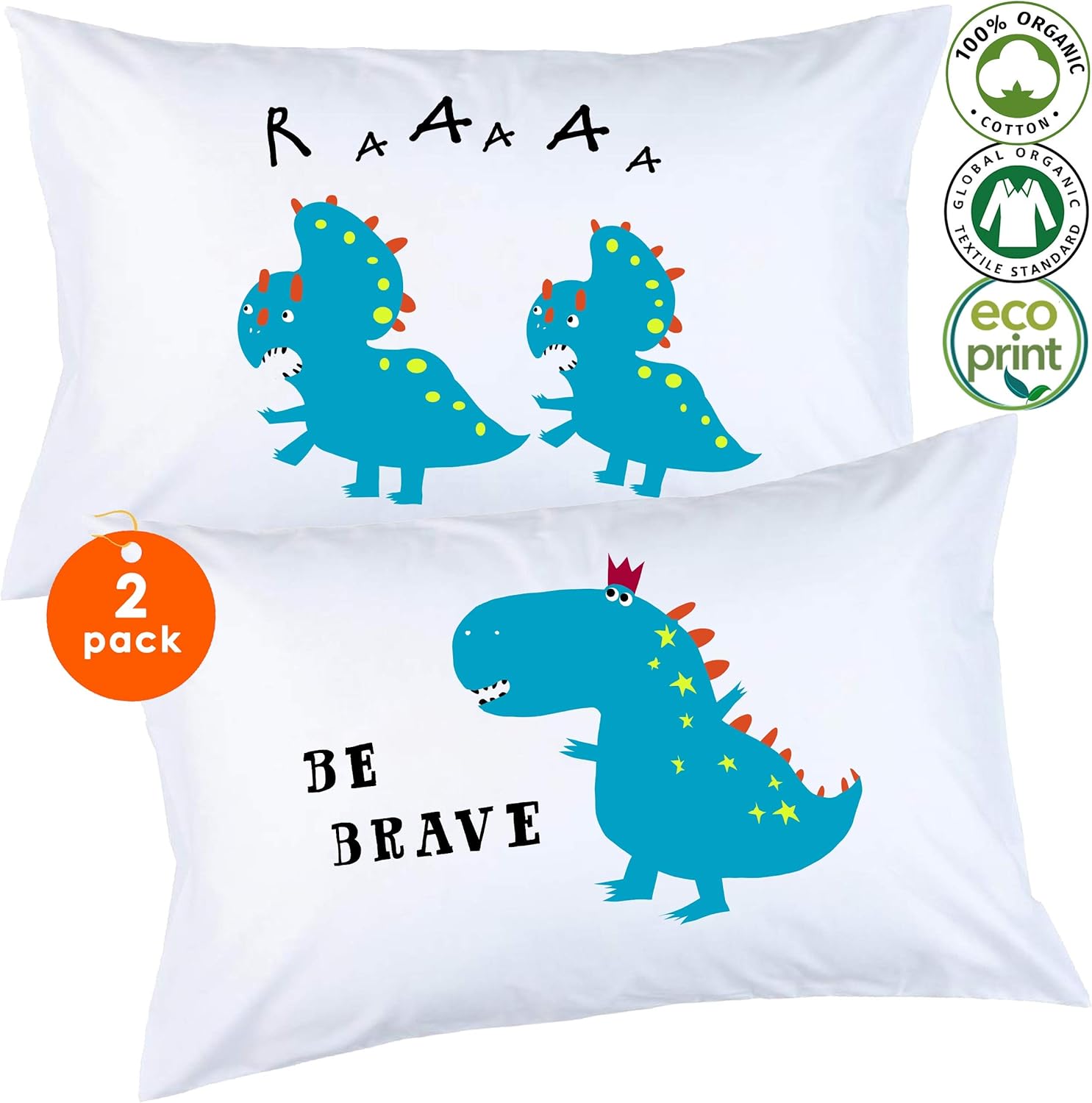 Amazon Com Odds N Dreams Kid Pillow Case Dinosaur Pillowcase