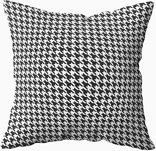Amazon Com Musesh 20x20 Pillow Covers Houndstooth Pattern For