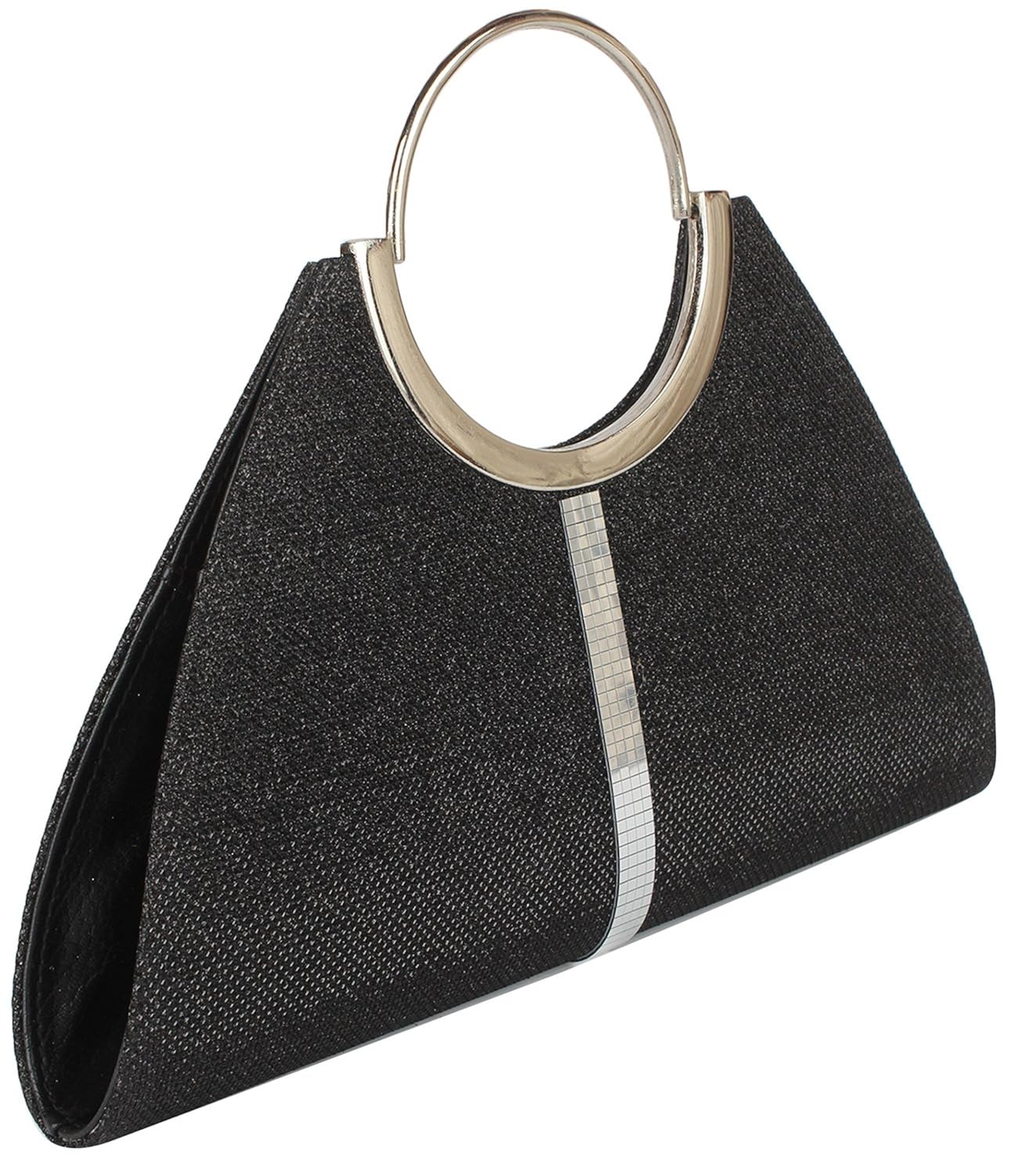 do bhai women's clutch gold (round-handle-clutch)