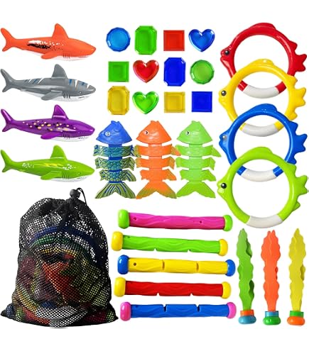 Anneaux De Plongée Best Sporting – 14 Cm, Coulent Vite, Pour Enfants, Rouge/jaune, Entraînement Natation