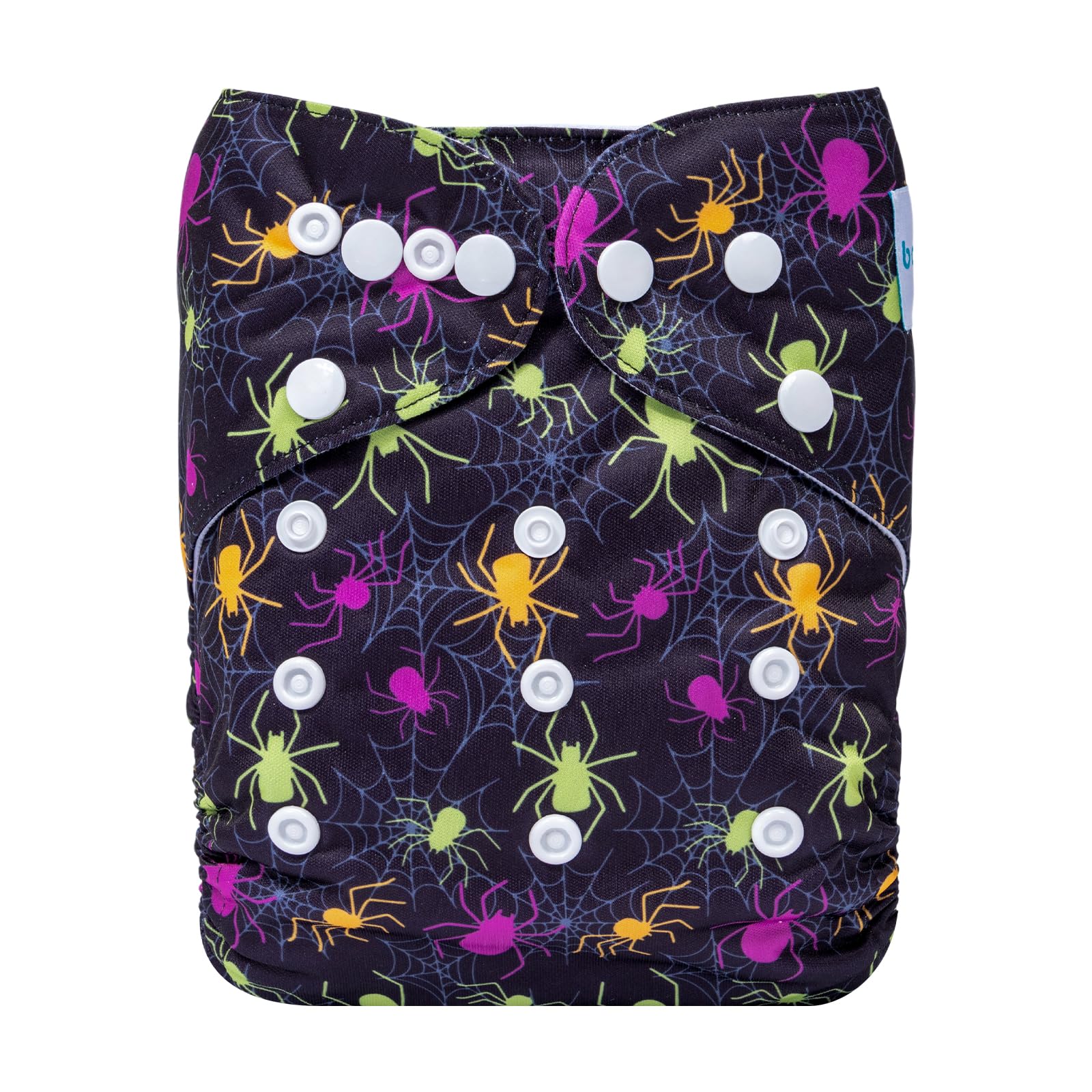 Photo 1 of babygoal Halloween Cloth Diaper with Insert for Baby Boys and Girls 8-35lbs, Reusable Adjustable and Washable Nappy NK111-B