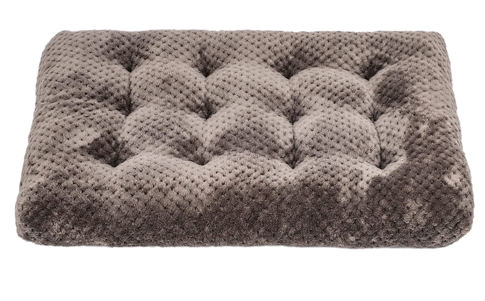 Photo 1 of WONDER MIRACLE Fuzzy Deluxe Pet Beds, Super Plush Dog or Cat Beds Ideal for Dog Crates, Machine Wash & Dryer Friendly (22" x 30", M-Eagle Grey)