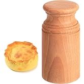 YORSEEK Wooden Pie Dolly Mould - Primitive Kitchen Tool for Pie Making