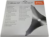 Stihl 41127134100 250 mm 3 Blade Knife Triple Steel Bristle Scrub Thorns view 5
