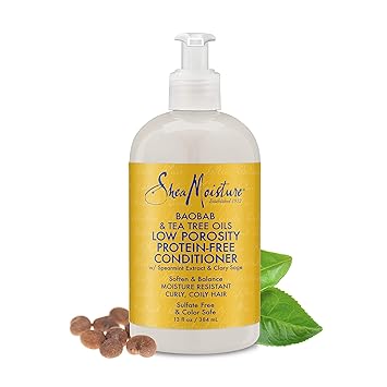 SheaMoisture Baobab and Tea Tree Oils Low Porosity Protein-Free Conditioner