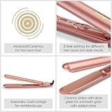 BaByliss Rose Gold Hair Straighteners Ceramic Plates 235C 3 Heat Settings view 7