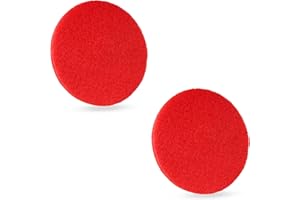 SIALVND Orbiter Pad 437.056 Cleaning Orbiter Pad for Oreck 550MC Orbiter Floor Machine,12" Diameter Commercial Orbiter Floor Brush,red (2pack)