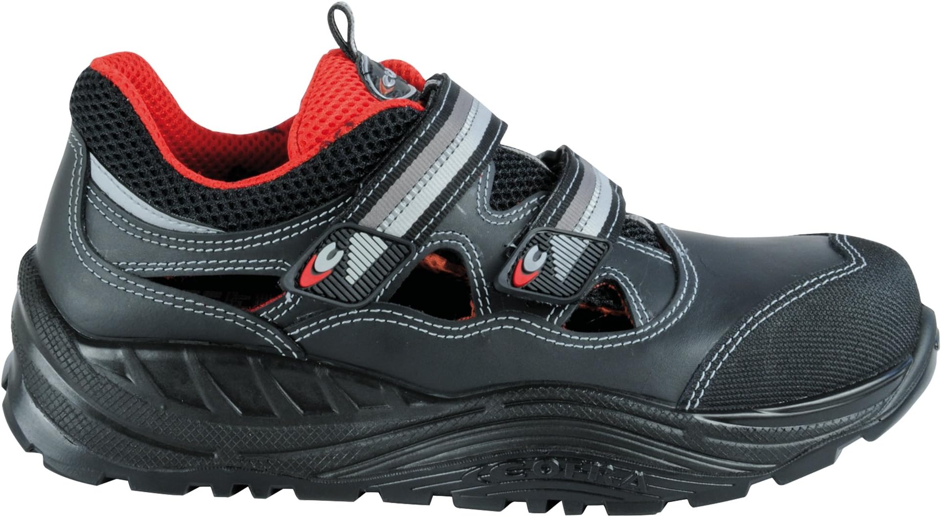 Cofra 55070-000.W44 Size 44 S1 P SRC "Bakasa" Safety Shoes - Black - EN safety certified