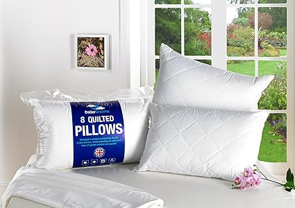 Luxury Hotel Quality Quilted Pillows 100 Cotton 2 4 6 8 And 10