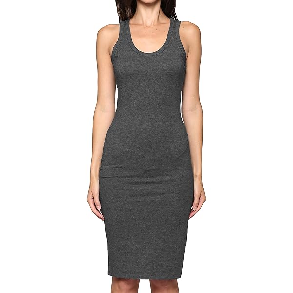 american apparel fine jersey t shirt dress American Apparel Women's Fine Jersey Racerback Tank Dress, Black, X-Small  at Amazon Women's Clothing store