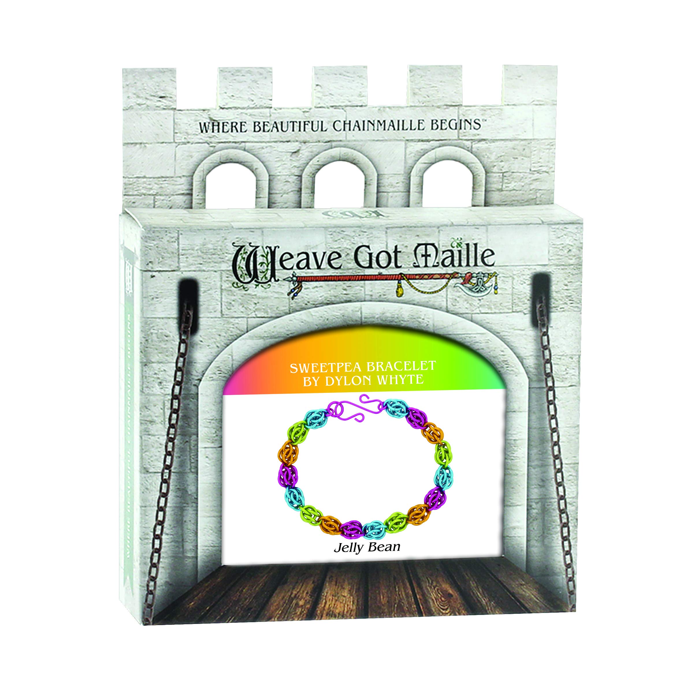 Weave Got Maille Jellybean Sweetpea Chainmaille Bracelet Kit