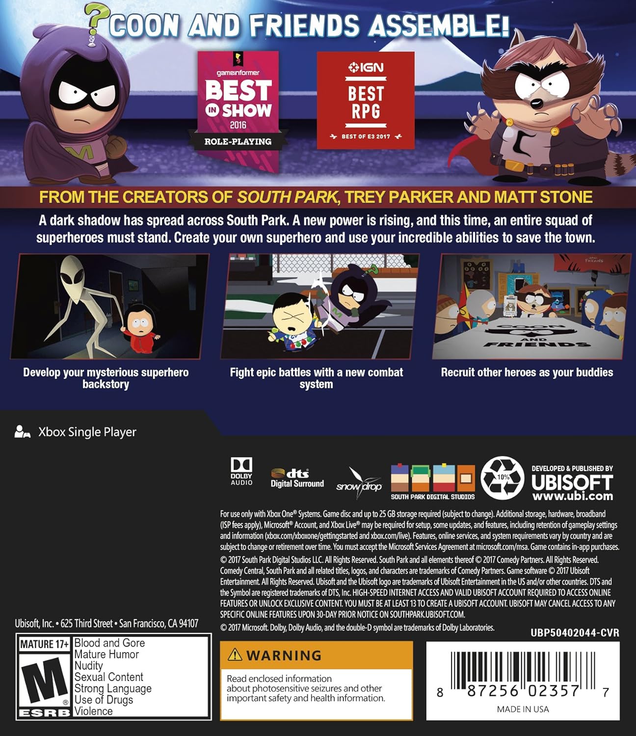 south park xbox one game