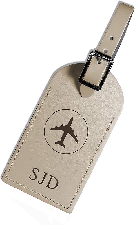 leather luggage labels
