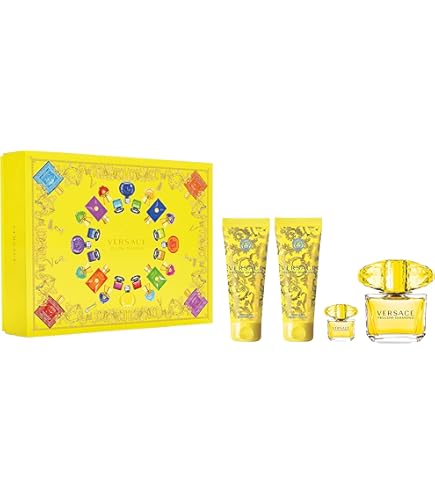 VERSACE YELLOW DIAMOND セット Versace Yellow Diamond Set (EDT 50ml + BL 50ml + SG 50ml) for