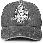 InnoBeta Cocker Spaniel Mom Gifts Hat for Women, Cocker Spaniel Gifts for Christmas, Birthday, Adjustable Embroidered Baseball Cap