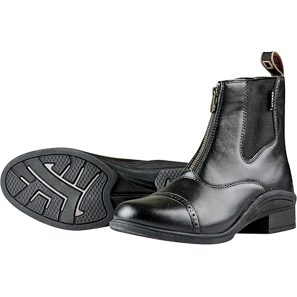 Stiefel Mit Stahlschaft Shires Moretta Lucilla Jodhpur-Stiefel | Vollnarbenleder | Kurzschaft | Reitstiefel Damen/Herren Stiefel Für Reiten
