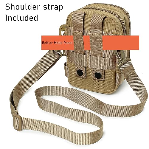 Tactical Molle Phone Pouch EDC Utility Belt Pouch Waist Bag with