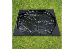 BETONEX DIY Stepping Stone Concrete Mold – Big Durable Flagstone Mold for Garden Pathway, Patio, Walkway – Cement Pavement Mould for Outdoor Decor