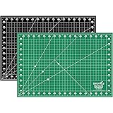 Precision Quilting Tools Self Healing Cutting Mat (12” x 18”)- Professional Double Sided and Durable Rotary Cutting Mat For S