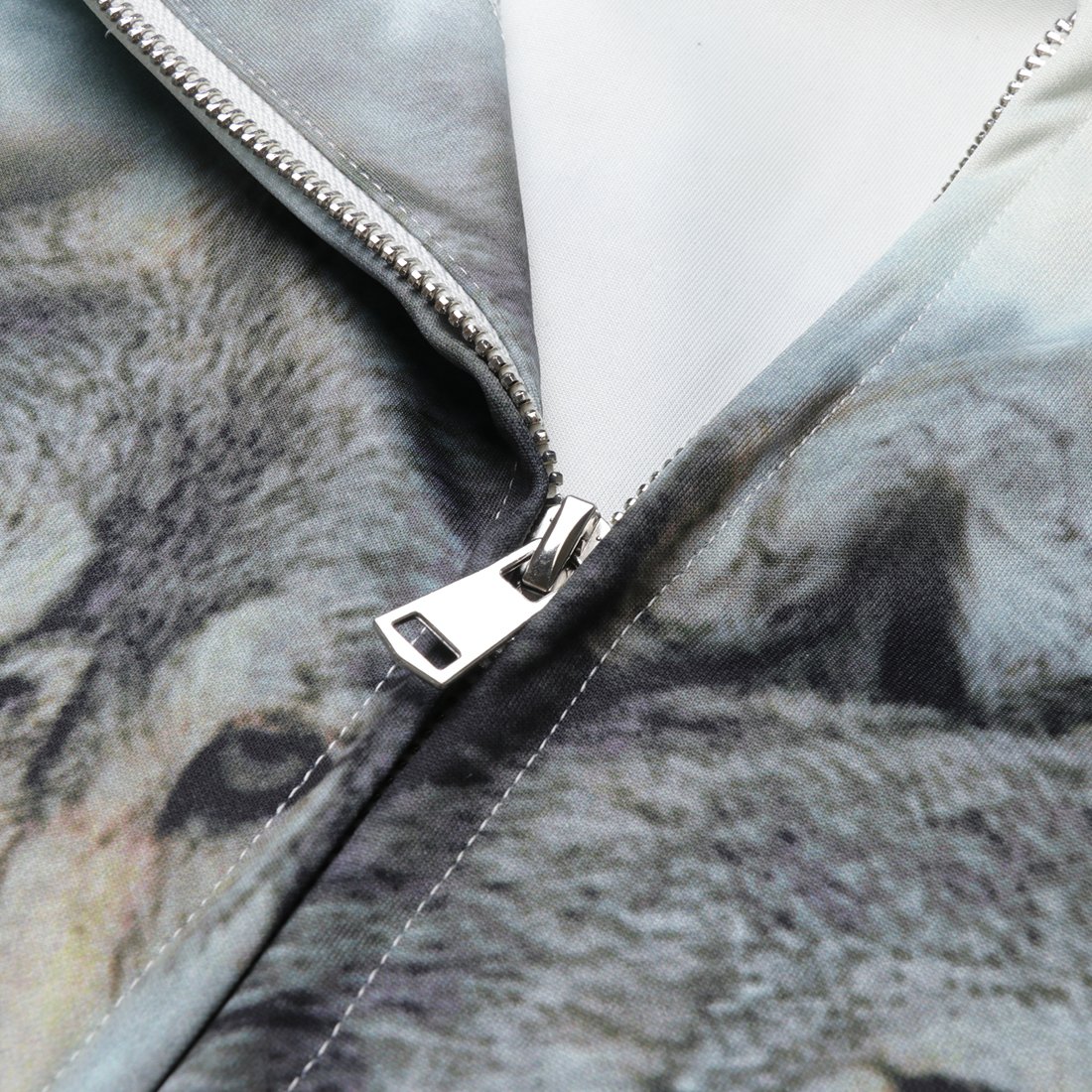 Uideazone Juniors Boys Girls 3D Wolf Collection Zipper Hoodie Sweatshirt Casual Autumn Winter Jacket Coat Wolf4 Medium