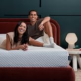 Leesa Sapira Hybrid 11" Mattress, King Size, Premium Cooling Foam and Individually Wrapped Spring/CertiPUR-US Certified Foam / 120-Night Trial, White and Gray