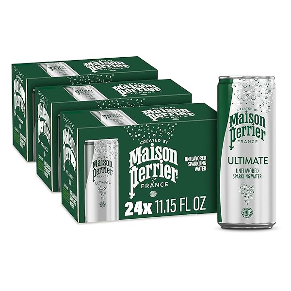 MAISON PERRIER ULTIMATE SPARKLING WATER, 11.15 FL OZ CANS, 8 COUNT, 3 PACK