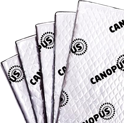 CANOPUS Professional Car Sound Deadening Self Adhesive Mat 80 mil 5 Sheets