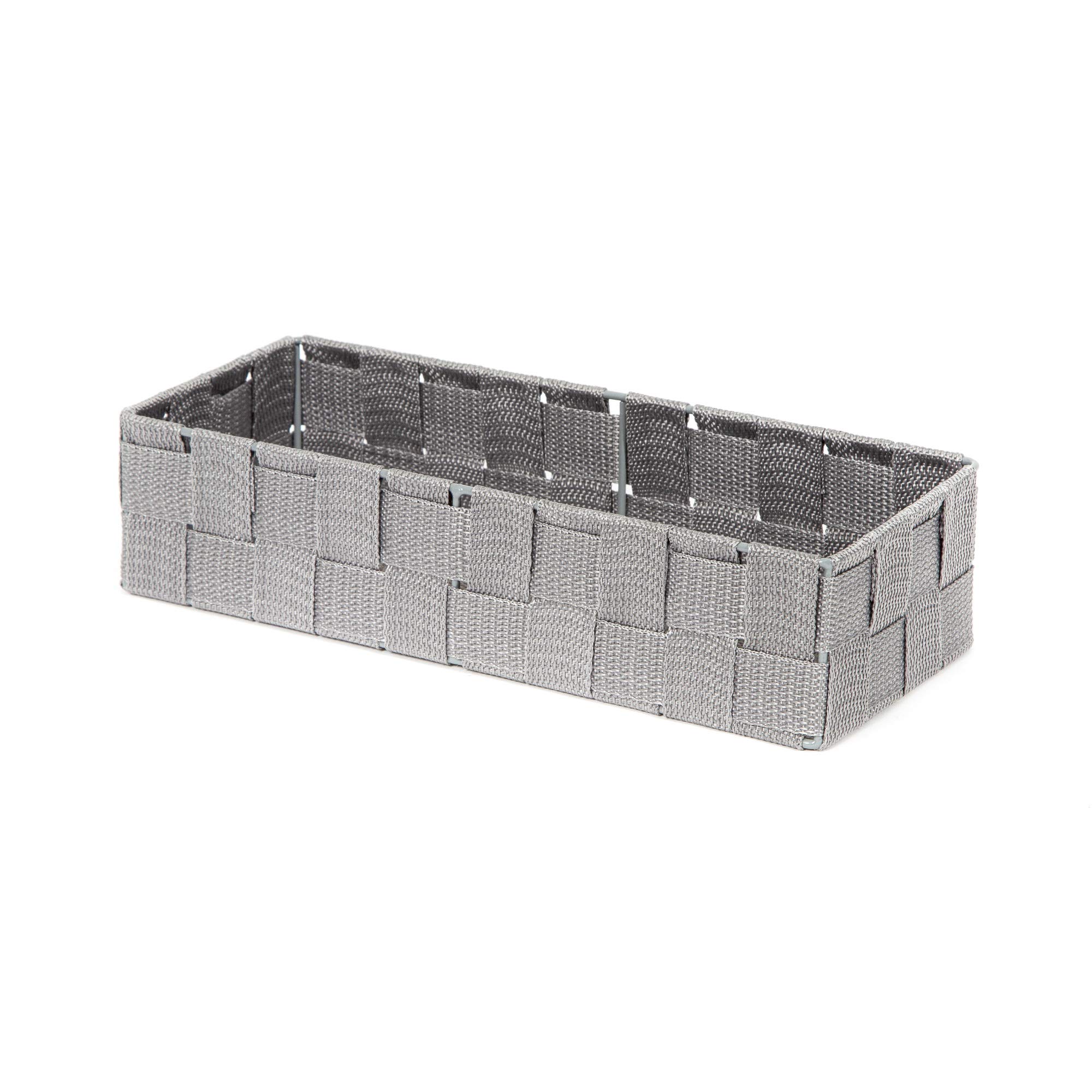 Compactor Home Storage 7 cm Rayon Belt Tex Organiser Large, Grey