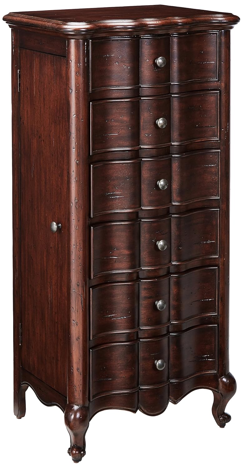 Hooker Furniture Seven Seas French Jewelry Armoire W Flip Top Amazon In Hooker Furniture Seven Seas Antique Mirror Chest