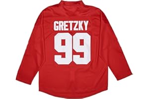 EHCSROP Kids 99 Gretzky Hockey Jersey 1991 Youth Ice Hockey Jerseys