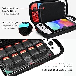 ivoler Carrying Case for Nintendo Switch and NEW